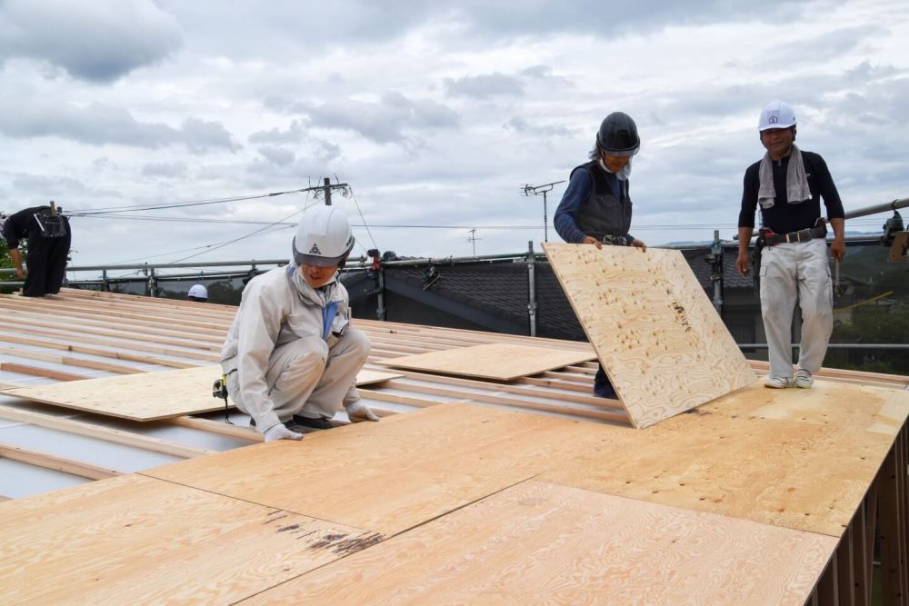 福岡市東区09　注文住宅建築現場リポート⑤　～上棟式～