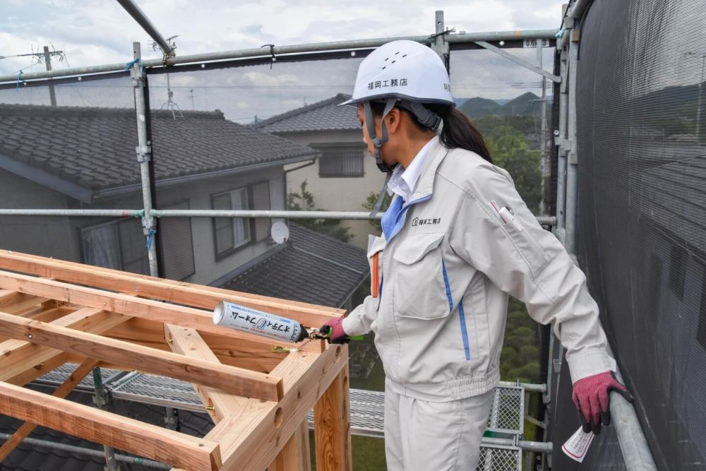 福岡市東区09　注文住宅建築現場リポート⑤　～上棟式～