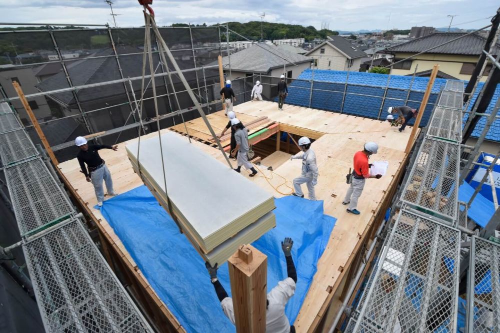 「福岡市東区09」注文住宅現場リポート⑤【上棟式】