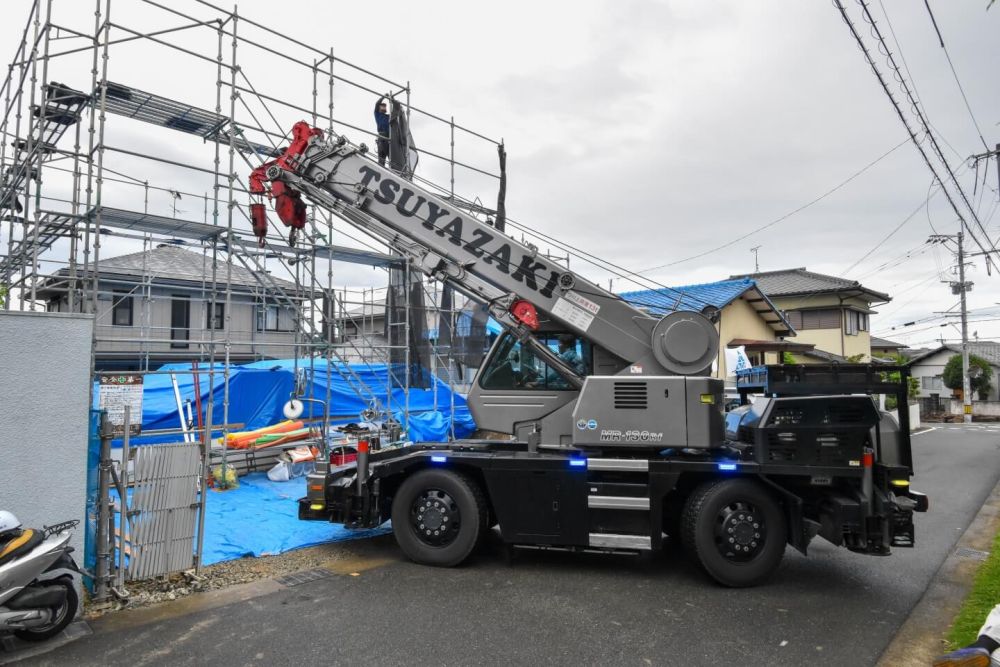 福岡市東区09　注文住宅建築現場リポート⑤　～上棟式～