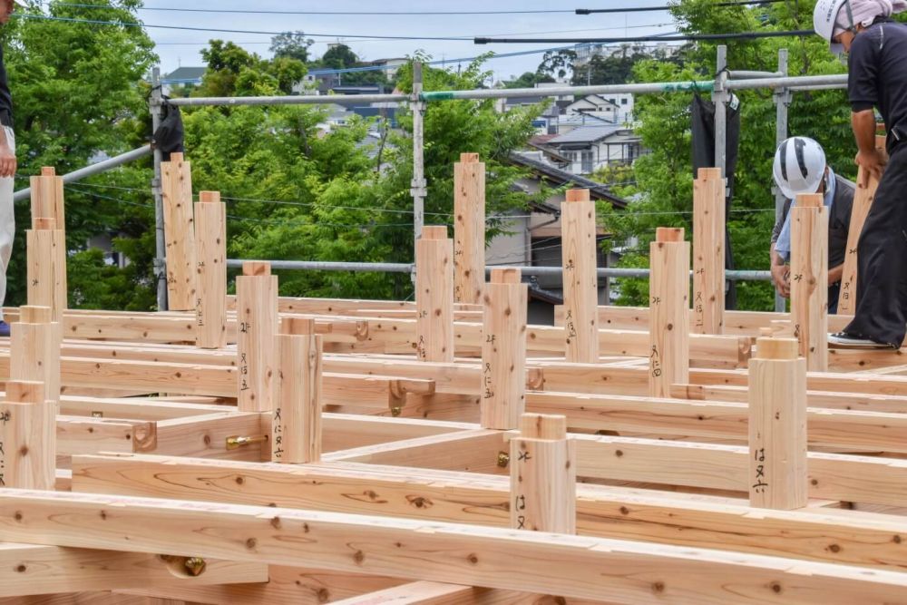 「福岡市東区09」注文住宅現場リポート⑤【上棟式】