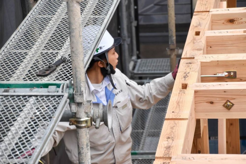 福岡市東区09　注文住宅建築現場リポート⑤　～上棟式～