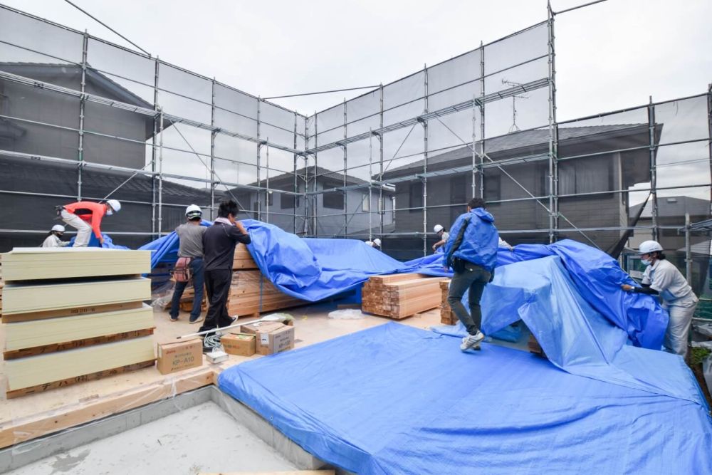 「福岡市東区09」注文住宅現場リポート⑤【上棟式】