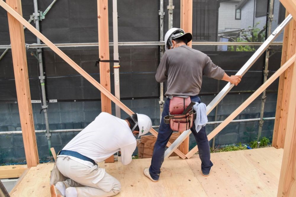 福岡市東区09　注文住宅建築現場リポート⑤　～上棟式～