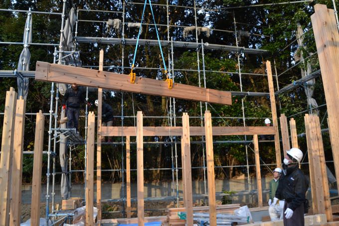「福岡市南区柏原04」注文住宅現場リポート④【上棟式】