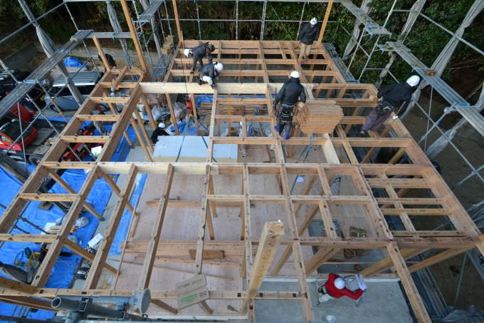 「福岡市南区柏原04」注文住宅現場リポート④【上棟式】