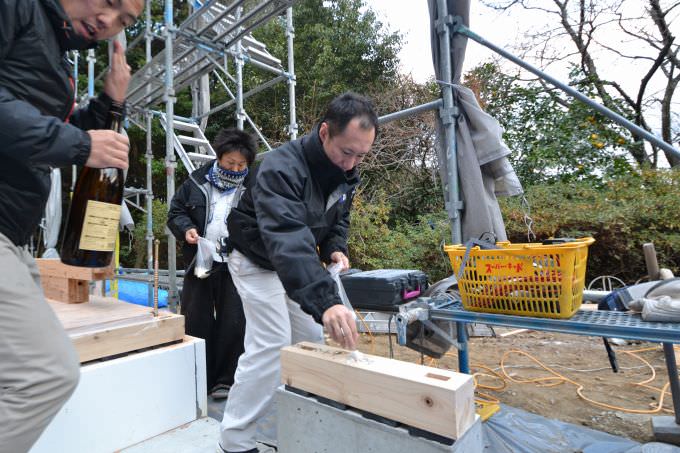 「福岡市南区柏原04」注文住宅現場リポート④【上棟式】