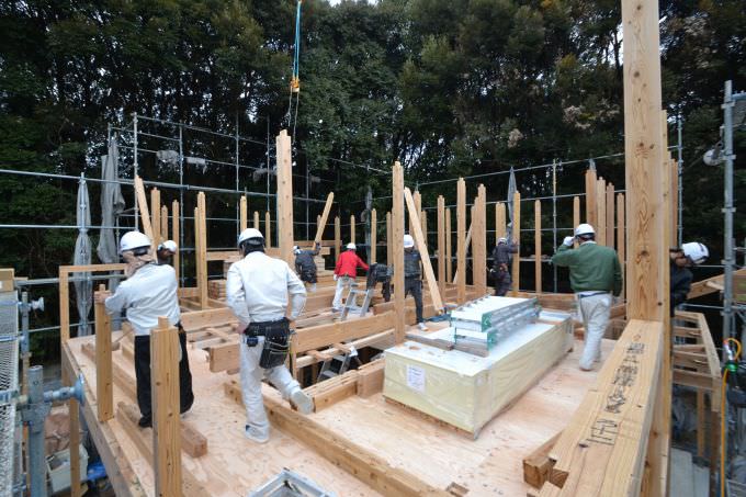 「福岡市南区柏原04」注文住宅現場リポート④【上棟式】