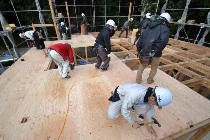 「福岡市南区柏原04」注文住宅現場リポート④【上棟式】