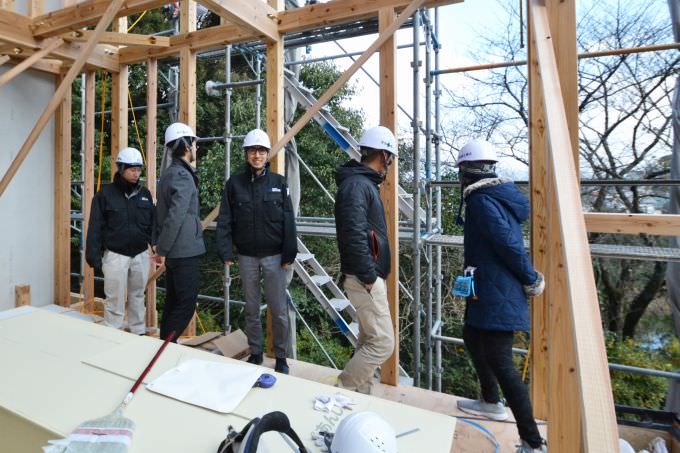 「福岡市南区柏原04」注文住宅現場リポート④【上棟式】
