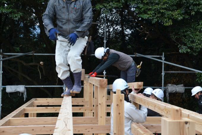 「福岡市南区柏原04」注文住宅現場リポート④【上棟式】