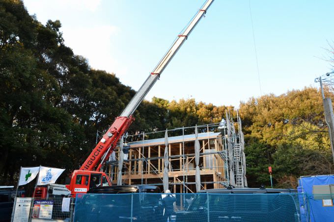 「福岡市南区柏原04」注文住宅現場リポート④【上棟式】