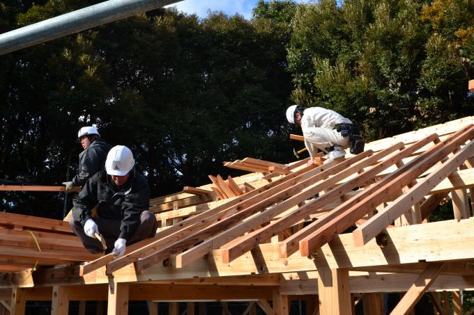「福岡市南区柏原04」注文住宅現場リポート④【上棟式】