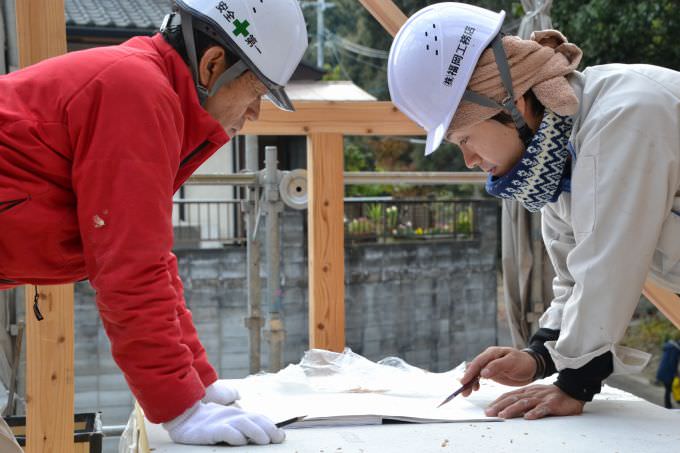 「福岡市南区柏原04」注文住宅現場リポート④【上棟式】