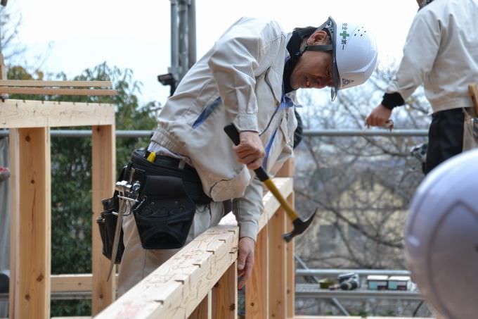 「福岡市南区柏原04」注文住宅現場リポート④【上棟式】