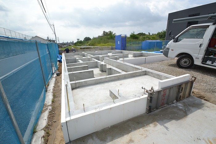 「福岡市南区花畑02」注文住宅現場リポート④【基礎工事】【立ち上がりコン】