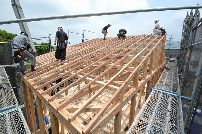 「筑紫野市05」注文住宅現場リポート⑤【上棟式】