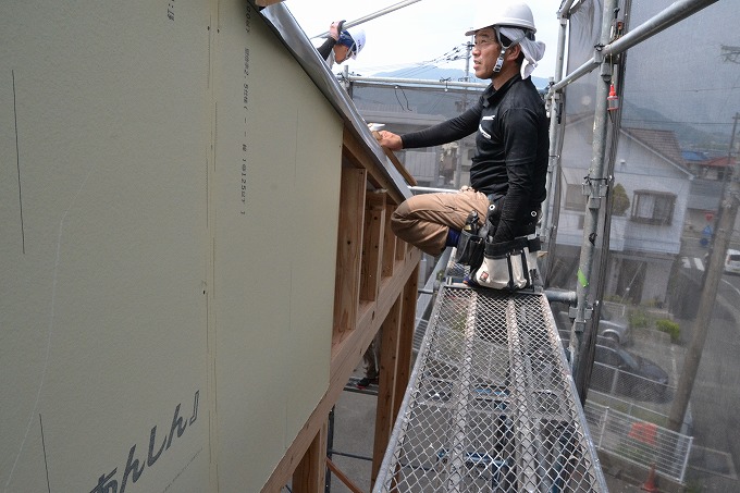 福岡県筑紫野市05　注文住宅建築現場リポート⑤　～上棟式～