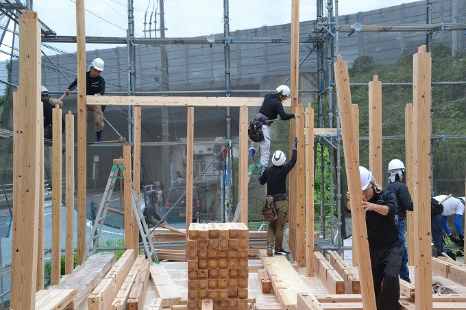 福岡県筑紫野市05　注文住宅建築現場リポート⑤　～上棟式～