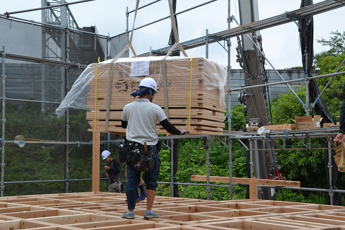 福岡県筑紫野市05　注文住宅建築現場リポート⑤　～上棟式～