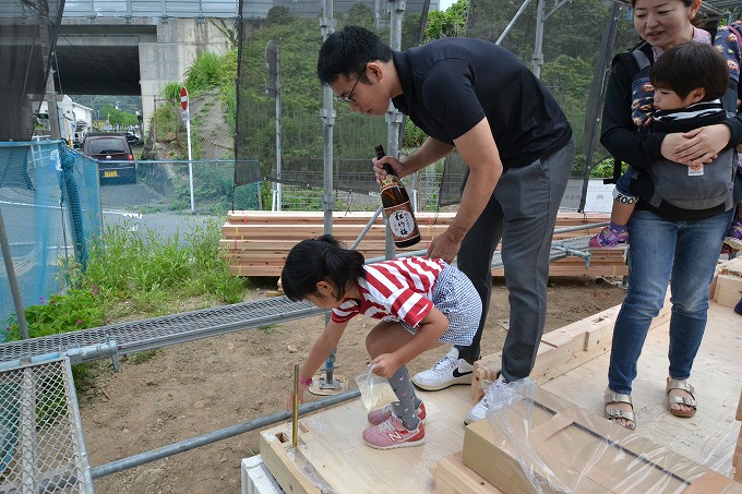 「筑紫野市05」注文住宅現場リポート⑤【上棟式】
