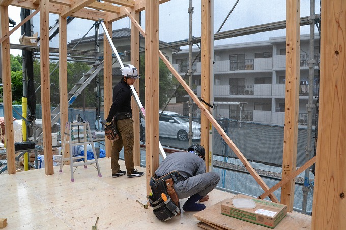 福岡県筑紫野市05　注文住宅建築現場リポート⑤　～上棟式～