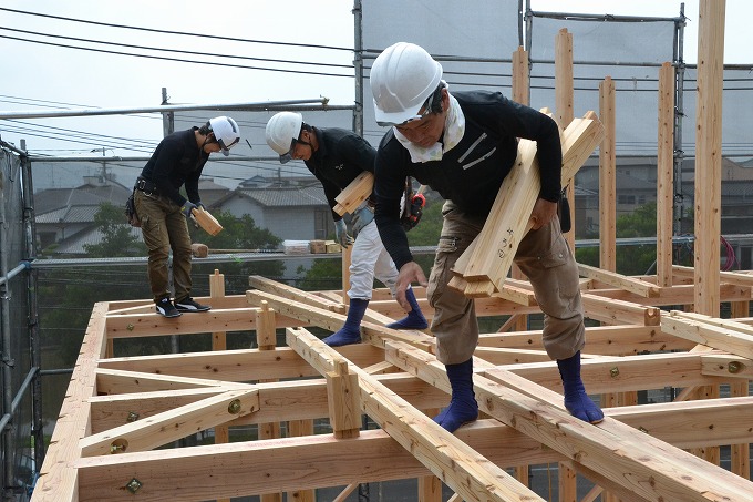 「筑紫野市05」注文住宅現場リポート⑤【上棟式】