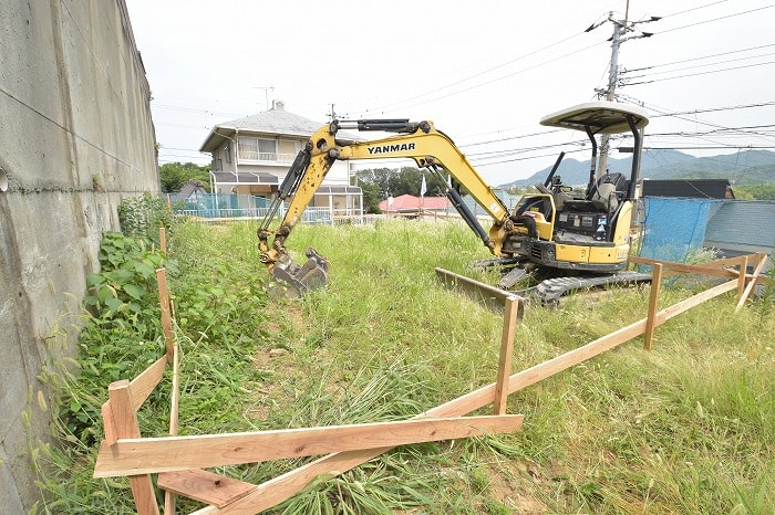 「福岡市東区04」注文住宅現場リポート②【基礎工事】【遣り方】