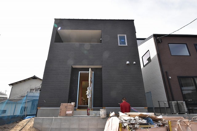 「福岡市南区12」注文住宅現場リポート⑨【左官工事】【基礎巾木】