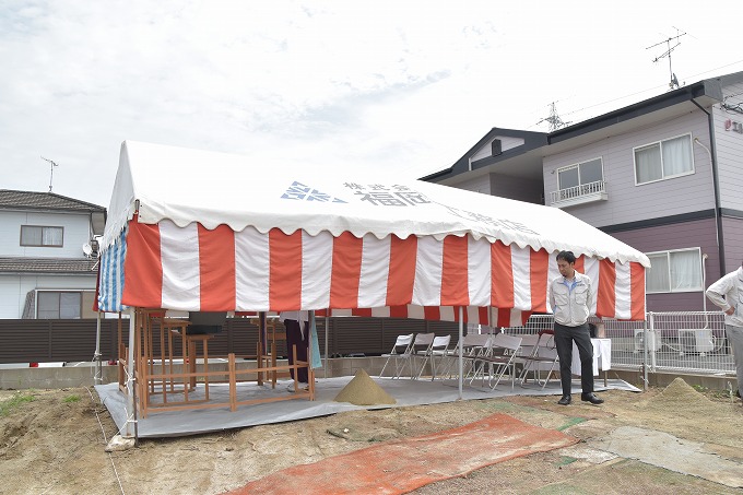 「福岡市西区千里01」注文住宅現場リポート①【地鎮祭】