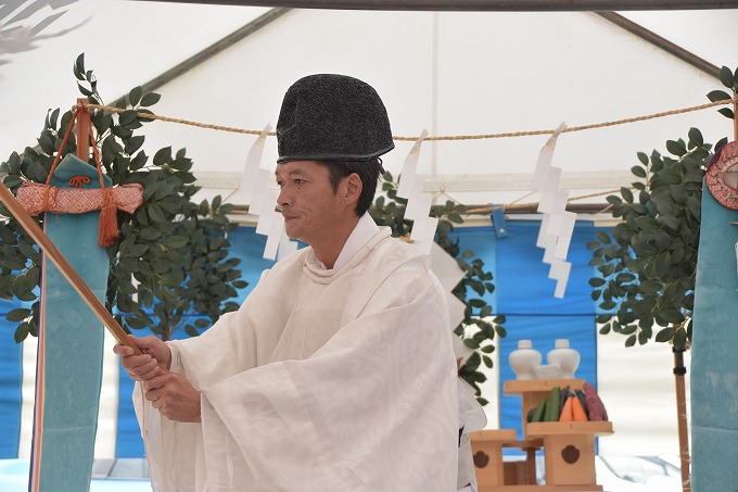 「福岡市西区千里01」注文住宅現場リポート①【地鎮祭】