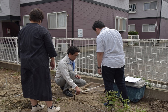 福岡市西区千里01　注文住宅建築現場リポート①　～地鎮祭～