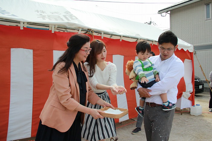 「春日市星見ヶ丘01」注文住宅現場リポート①【地鎮祭】
