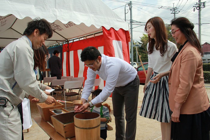 福岡県春日市星見ヶ丘01　注文住宅建築現場リポート①　～地鎮祭～