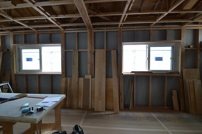 「福岡市西区千里01」注文住宅現場リポート⑧【木工事】【下地】