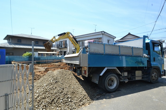 「宗像市田熊01」注文住宅現場リポート②【基礎工事】【根切り】