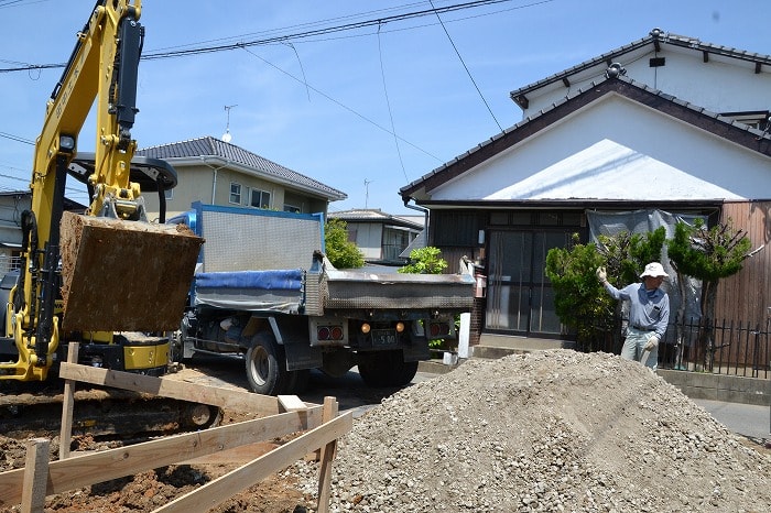 「宗像市田熊01」注文住宅現場リポート②【基礎工事】【根切り】