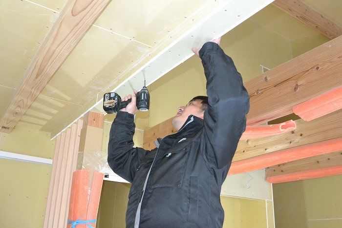 「福岡市南区11」注文住宅現場リポート⑫【木工事】【石膏ボード】