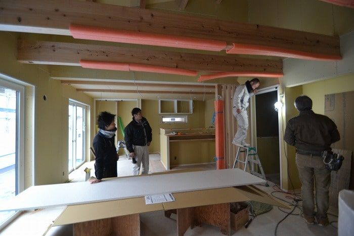 「福岡市南区11」注文住宅現場リポート⑫【木工事】【石膏ボード】