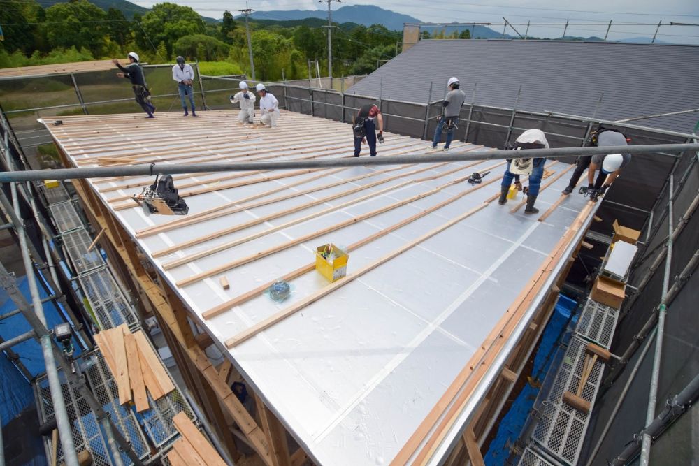 福岡県糟屋郡久山町01　注文住宅建築現場リポート⑥　～上棟式～