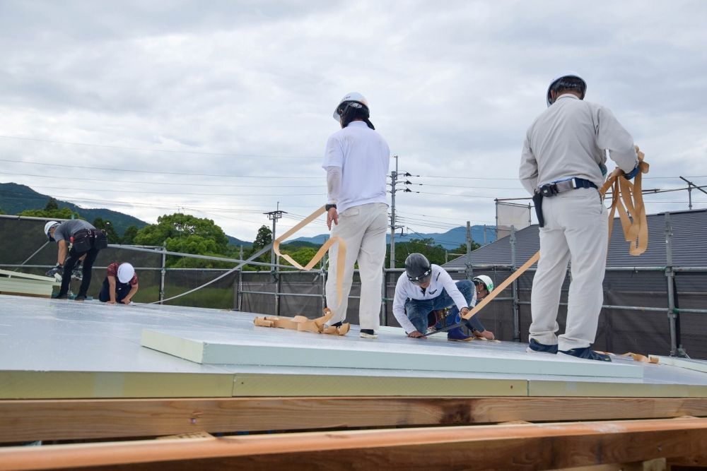 福岡県糟屋郡久山町01　注文住宅建築現場リポート⑥　～上棟式～