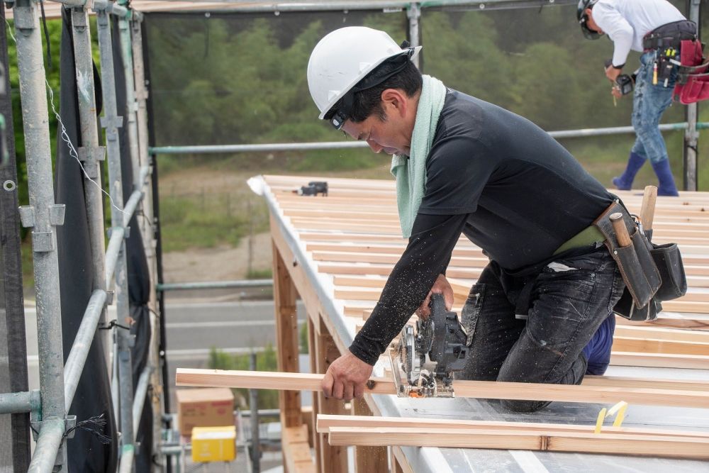 福岡県糟屋郡久山町01　注文住宅建築現場リポート⑥　～上棟式～