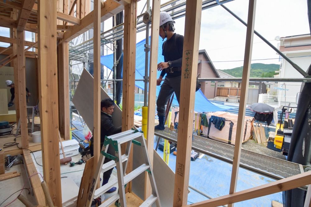 「糟屋郡久山町01」注文住宅現場リポート⑥【上棟式】