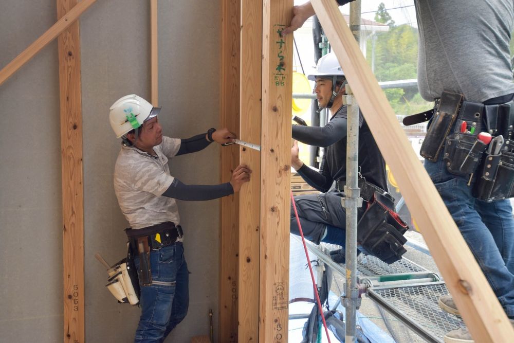 福岡県糟屋郡久山町01　注文住宅建築現場リポート⑥　～上棟式～