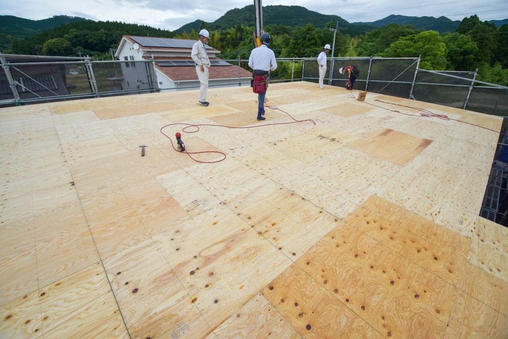 福岡県糟屋郡久山町01　注文住宅建築現場リポート⑥　～上棟式～