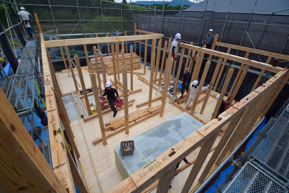 福岡県糟屋郡久山町01　注文住宅建築現場リポート⑥　～上棟式～