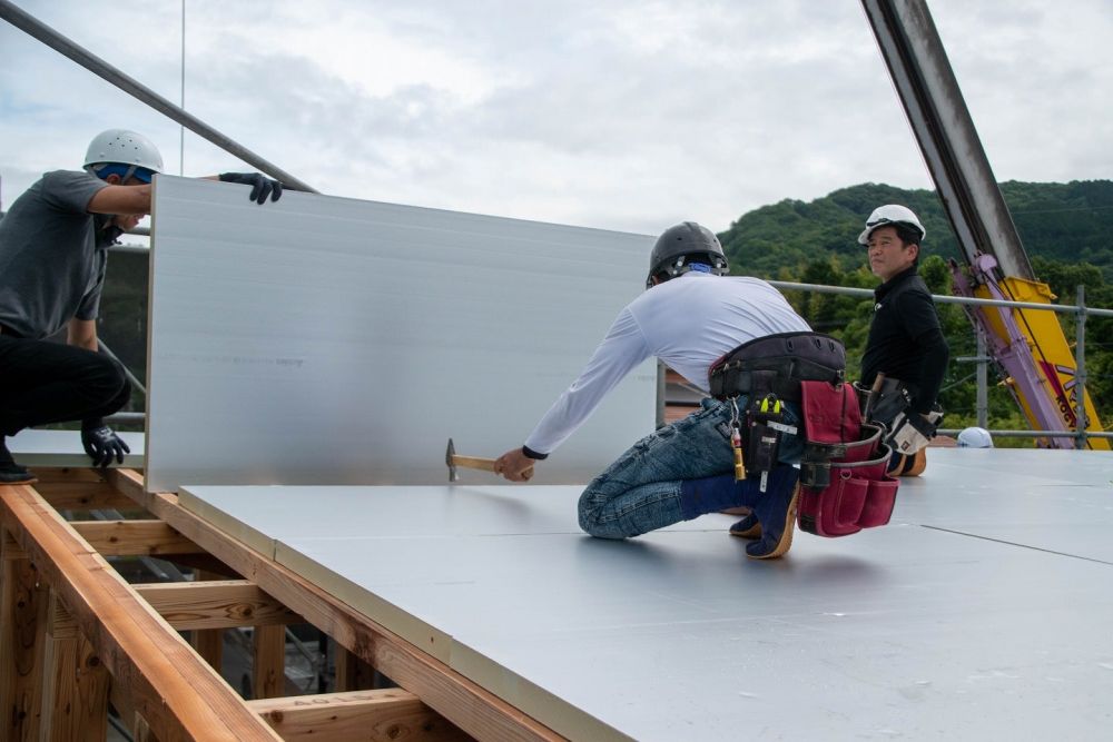 福岡県糟屋郡久山町01　注文住宅建築現場リポート⑥　～上棟式～