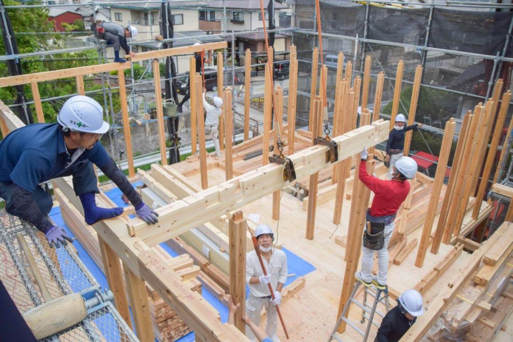 福岡市西区05　注文住宅建築現場リポート③　～上棟式～