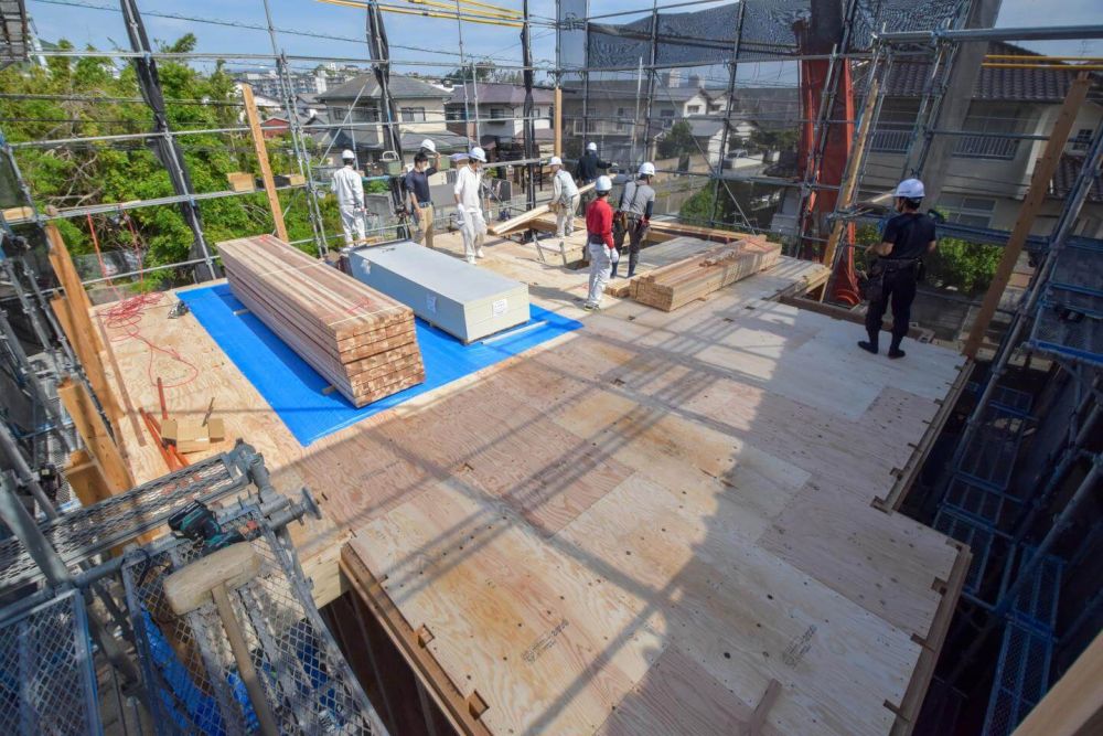 「福岡市西区05」注文住宅現場リポート③【上棟式】