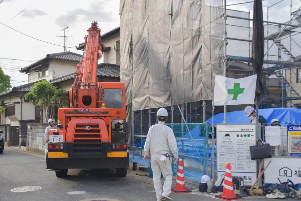 「福岡市西区05」注文住宅現場リポート③【上棟式】